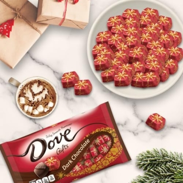 DOVE PROMISES Dark Chocolate Holiday Gift 8.87 oz Bag