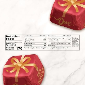 DOVE PROMISES Dark Chocolate Holiday Gift 8.87 oz Bag