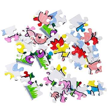 8 Blank Jigsaw Puzzles with Envelopes – 5.5 x 8 Inch, 28 Pieces Each – DYI Party invites, Perfect for Decorating, Kids' Activities, Arts & Crafts or Party Favors
