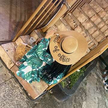 DRESSHOW Floppy Straw Sun Hat with UPF 50+ Protection