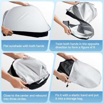 Ultimate 300T Thickened Car Sun Shade for Every Vehicle