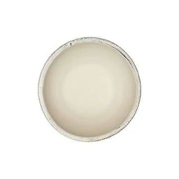 Small Distressed Cream Terracotta Planter for Home Decor