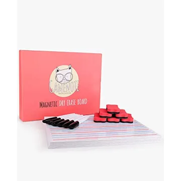 Gamenote 6 Pack Magnetic Double Sided Dry Erase Boards