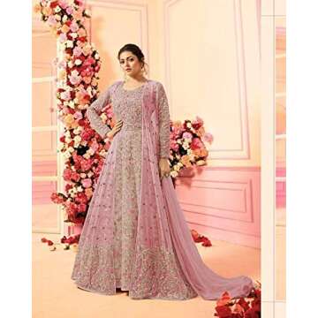 Delisa Long Anarkali Gown - Elegant Party Wear for Women