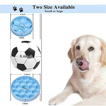 ALLYGOODS Silicone Slow Feeder Large Breed/Medium Sized Dog/Small Breed - Dog Food Bowls - Dog Dishes for Big Dogs