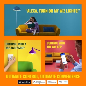 WiZ Connected Smart LED Bulb with Voice & App Control