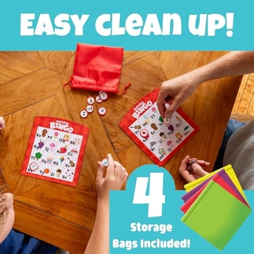 Chuckle & Roar Family Bingo Game for Kids 3-6