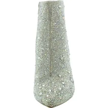 Betsey Johnson Women's Rhinestone Ankle Boots for Chic Style