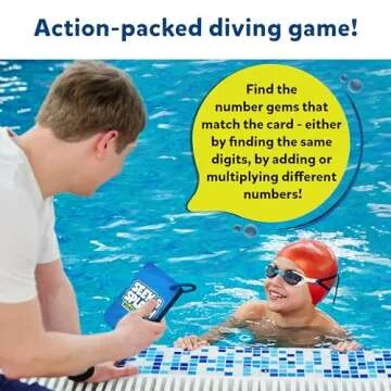 Skillmatics Seek & Splash Number Dive & Color Hitz Bundle, Perfect for Swimming Pool & Summer Fun for Kids, Gifts for Girls and Boys Ages 6 & up