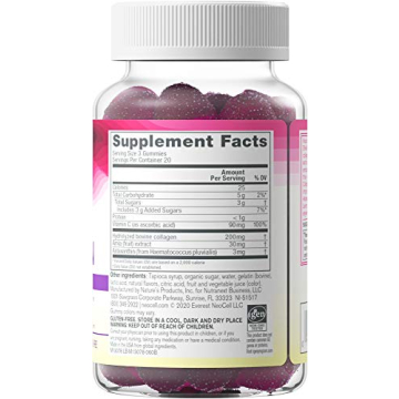 NeoCell Collagen Gummies with Vitamin C & Astaxanthin