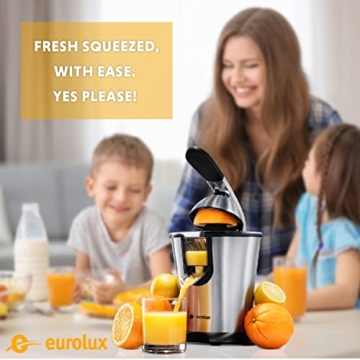 Eurolux Electric Citrus Juicer - Quiet & Efficient