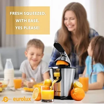 Eurolux Electric Citrus Juicer - Quiet & Efficient