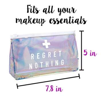 Pop Fizz Designs Bachelorette Party Hangover Makeup Bag | 7 Pack | Hangover Kit Bag | Bachelorette Recovery Kit