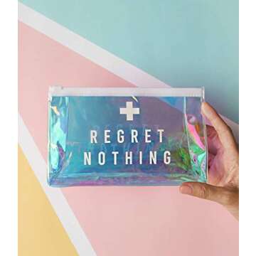 Pop Fizz Designs Bachelorette Party Hangover Makeup Bag | 7 Pack | Hangover Kit Bag | Bachelorette Recovery Kit