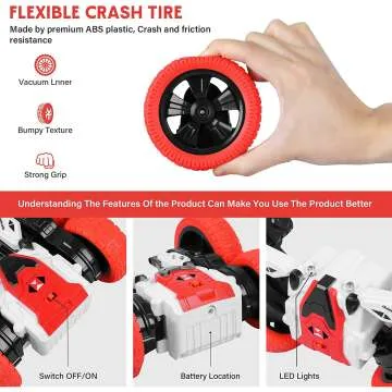 4WD Off-Road Stunt RC Car for Kids - Gift Idea