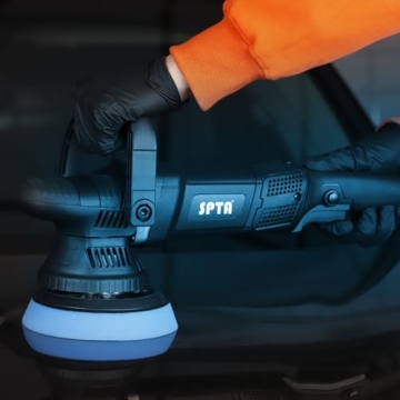 SPTA Dual Action Polisher with Pads for Car Detailing