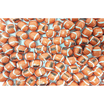 Delicious Milk Chocolate Footballs for Super Bowl Parties