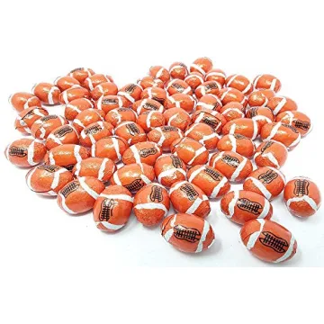 Delicious Milk Chocolate Footballs for Super Bowl Parties