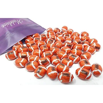 Delicious Milk Chocolate Footballs for Super Bowl Parties