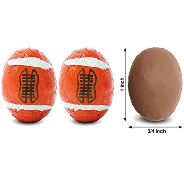 Delicious Milk Chocolate Footballs for Super Bowl Parties