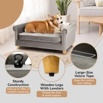 dCee Dog Sofa Bed - Stylish Comfort for Medium Dogs