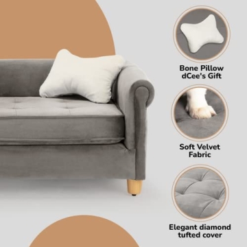 dCee Dog Sofa Bed - Stylish Comfort for Medium Dogs