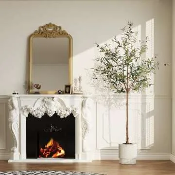 Realistic 7FT Olive Tree Faux Indoor Decoration
