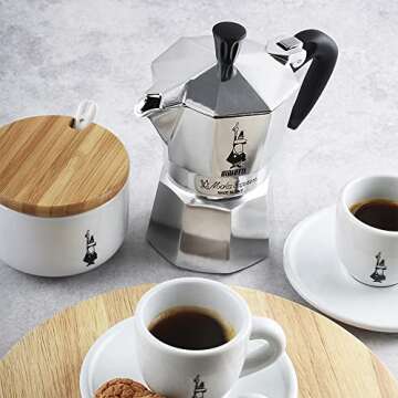 Bialetti - Moka Express: Iconic Stovetop Espresso Maker, Makes Real Italian Coffee, Moka Pot 9 Cups ...
