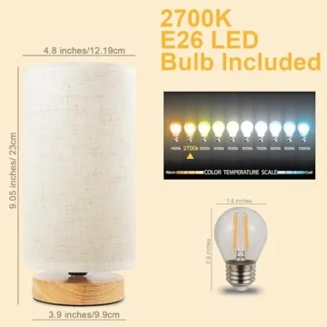 UCHENTON Table Lamp - Stylish Mini Warm Light