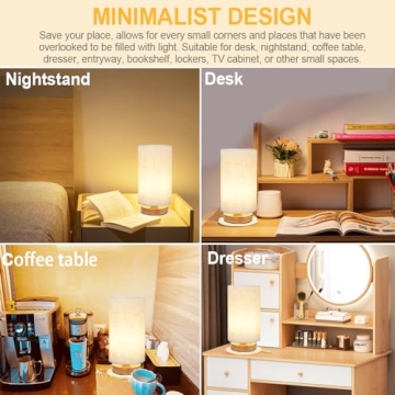 UCHENTON Table Lamp - Stylish Mini Warm Light