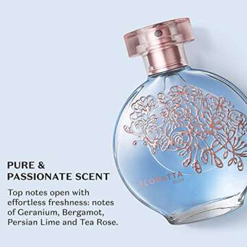 O BOTICARIO Floratta Blue Eau de Toilette, Long-Lasting, Fresh Floral Fragrance Perfume for Women, 2.5 Ounce