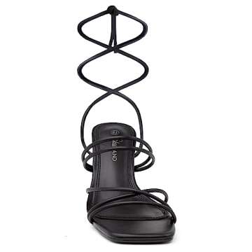Shoe Land SL-Lumi Women's Lace-Up Heels - Elegant & Comfortable Sandals