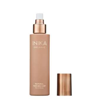 INIKA Organic Natural Tanning Mist. Streak-free golden tan without toxic chemicals. Natural, Vegan and Cruelty-Free Formula.