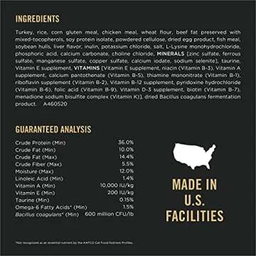 Purina Pro Plan Allergen Reducing, Indoor Cat Food, LIVECLEAR Turkey and Rice Formula - 5.5 lb. Bag