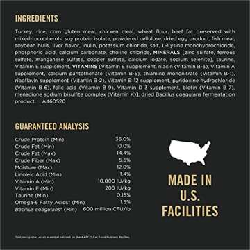 Purina Pro Plan Allergen Reducing, Indoor Cat Food, LIVECLEAR Turkey and Rice Formula - 5.5 lb. Bag