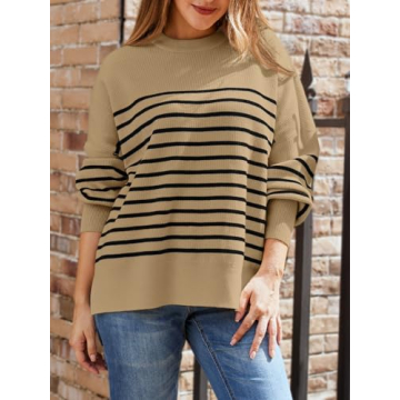 LILLUSORY Women's Cozy Oversized Sweater for Winter Style