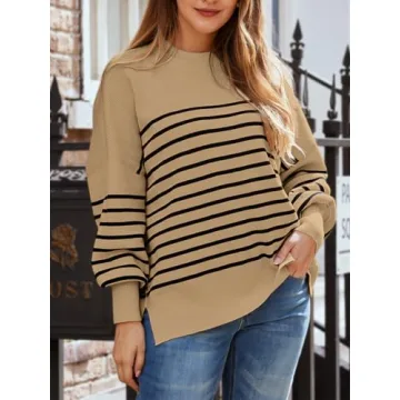 LILLUSORY Women's Cozy Oversized Sweater for Winter Style