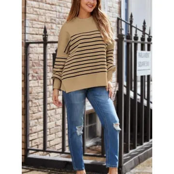 LILLUSORY Women's Cozy Oversized Sweater for Winter Style