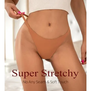 Beafulrab G-string Thongs for Women Seamless Soft Comfort