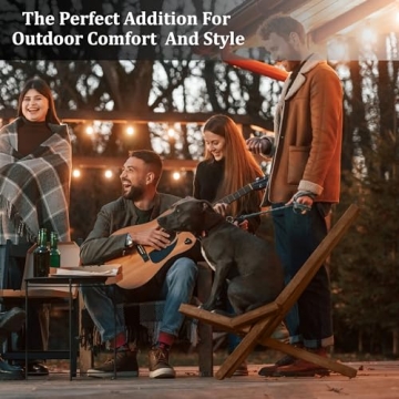 Stylish Melino Wooden Outdoor Folding Lounge Chair