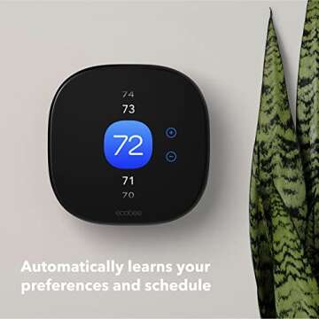 ecobee New Smart Thermostat Enhanced - Programmable Wifi Thermostat - Works with Siri, Alexa, Google...