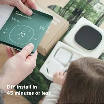 ecobee New Smart Thermostat Enhanced - Programmable Wifi Thermostat - Works with Siri, Alexa, Google Assistant - Energy Star Certified - Smart Home