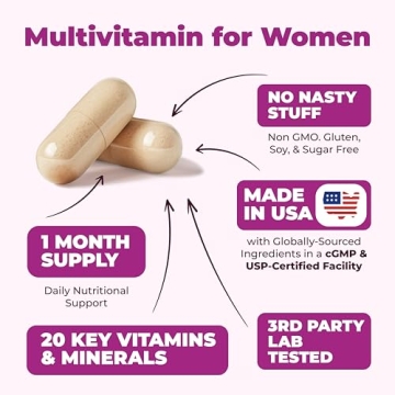 Multivitamin for Women Packed with Essential Nutrients