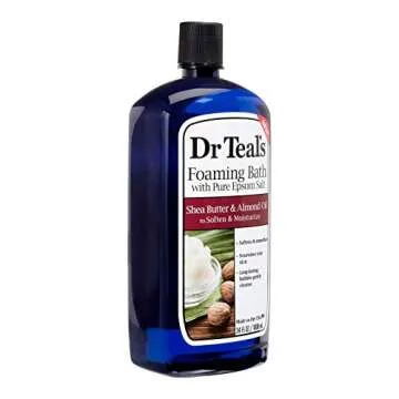 Dr. Teals Foaming Bath Variety Set 34oz Each - Shea Butter, Melatonin & Epsom Salt