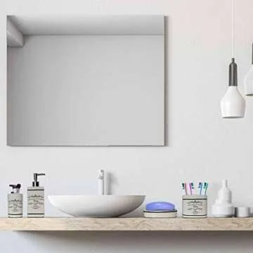 Blue Donuts 4 Piece Bathroom Accessories Set - Heavy Duty Ceramic Paris Bathroom Accessory Set Includes Hand Soap Dispenser, Toothbrush Holder, Soap Dish, Tumbler, Cream