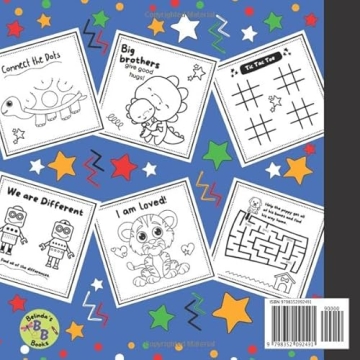 I am a Big Brother Coloring Book for Ages 3 and Up