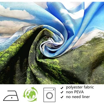 LB Pink Christmas Shower Curtain for Festive Bathrooms