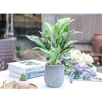 Der Rose 16'' Artificial Faux Plants for Home Office