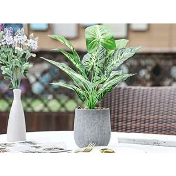 Der Rose 16'' Artificial Faux Plants for Home Office