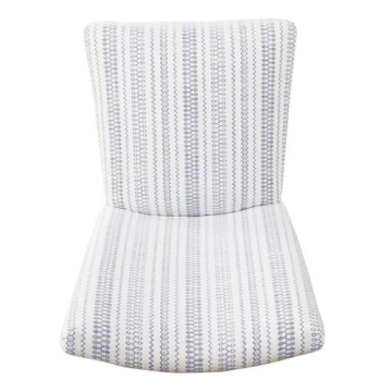 Stylish HomePop Classic Parsons Dining Chairs Blue Stripe